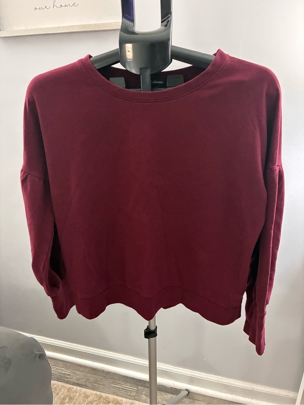 Ambiance Burgundy Crewneck Sweatshirt